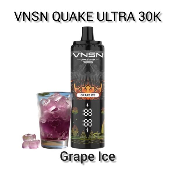 VNSN Quake Ultra 300000 Puffs grape ice
