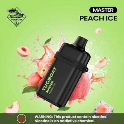 Tugboat Master 10000 Puffs peach ice