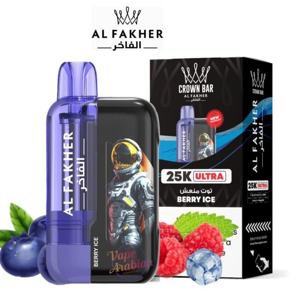 Al Fakher Crown Bar 25k Ultra berry ice