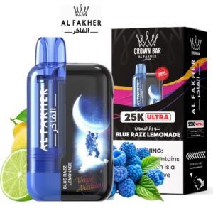 Al Fakher Crown Bar 25k Ultra blue razz lemonade