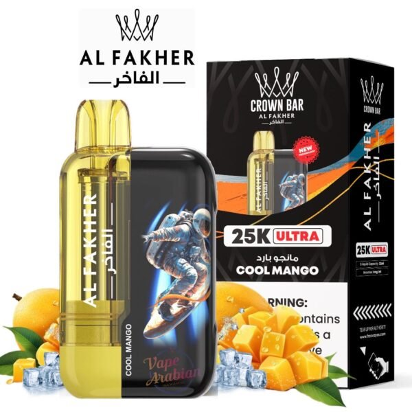 Al Fakher Crown Bar 25k Ultra cool mango
