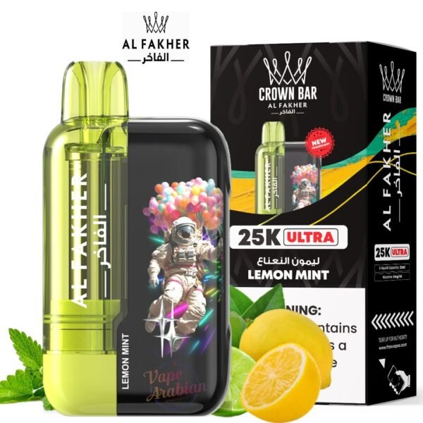 Al Fakher Crown Bar 25k Ultra lemon mint