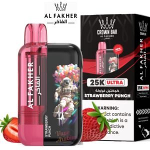 Al Fakher Crown Bar 25k Ultra strawberry punch