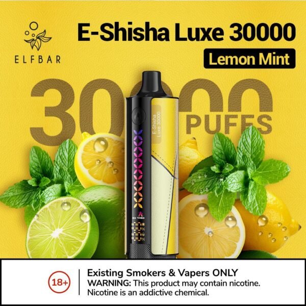 Elf Bar E-Shisha Luxe 30000 Puffs lemon mint