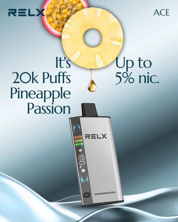 RELX ACE 20000 Puffs pineapplepassion