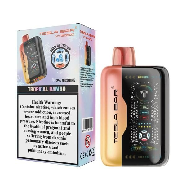 Tesla Bar XT30000 Disposable Vape tropical rambo