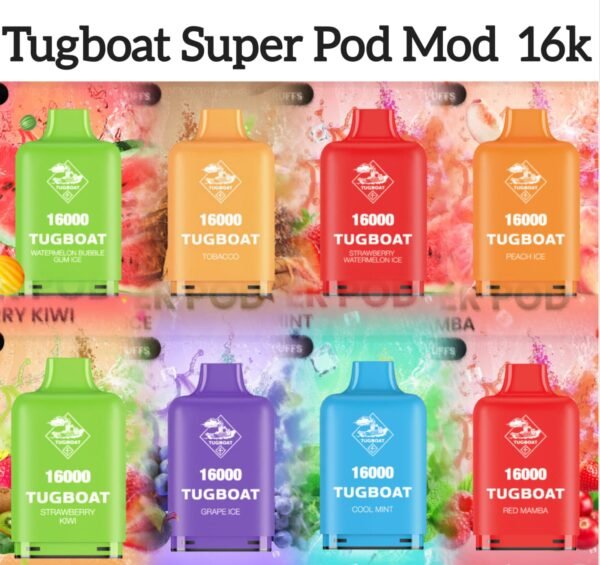 Tugboat Super 16000 Puffs Pod Mod