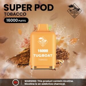 Tugboat Super 16000 Puffs Pod Mod tobacco