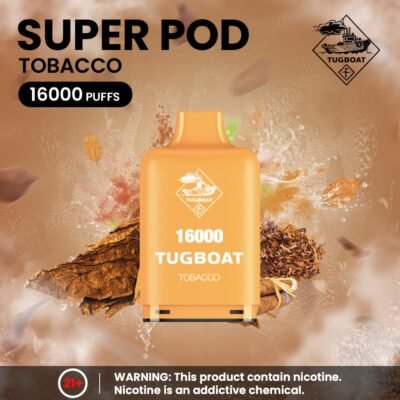 Tugboat Super 16000 Puffs Pod Mod tobacco