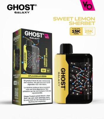 Vape Bar Ghost Galaxy 25000 Puffs sweet lemon sherbet