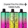 Crystal Fire Pro Ultra+ 18000 Puffs