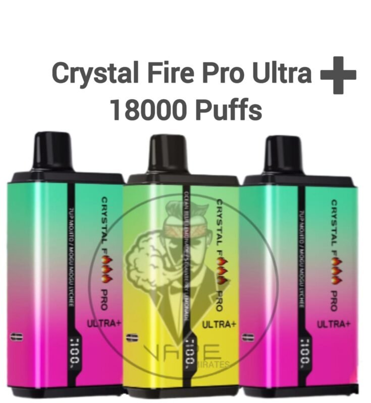 Crystal Fire Pro Ultra+ 18000 Puffs