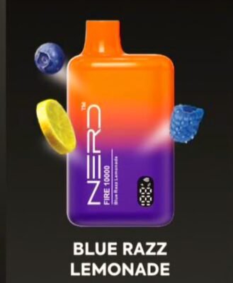 NERD FIRE 10000 Puffs blue razz lemonade
