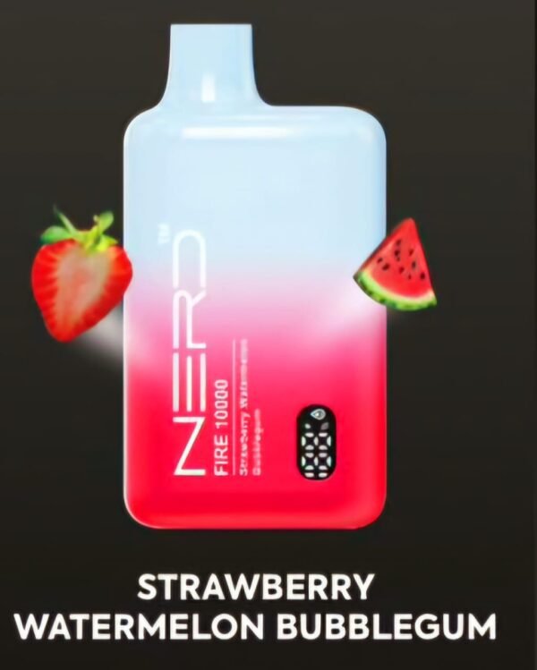 NERD FIRE 10000 Puffs strawberry watermelon bubble gum