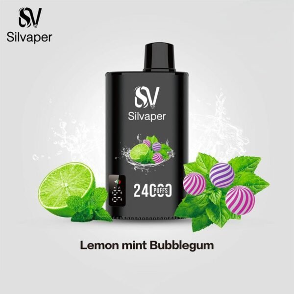 SilVaper Rocket 24000 Puffs lemon mint bubble gum