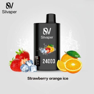 SilVaper Rocket 24000 Puffs strawberry orange ice