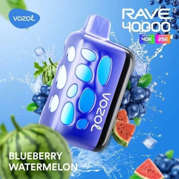Vozol Rave 40000 Puffs blueberry watermelon