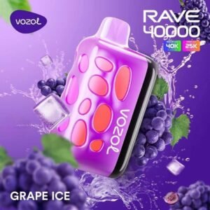 Vozol Rave 40000 Puffs grape ice