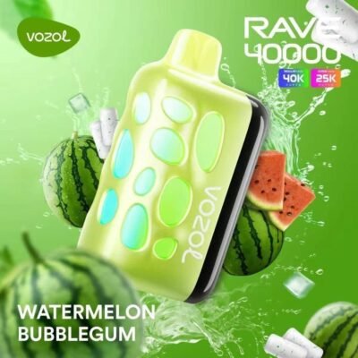 Vozol Rave 40000 Puffs watermelon bubble gum