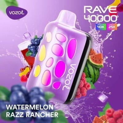 Vozol Rave 40000 Puffs watermelon razz rancher