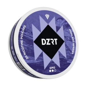 DZRT Nicotine Pouches Dubai highland berries