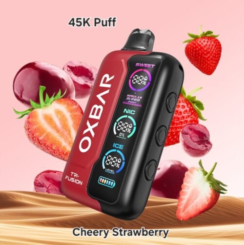 OXBAR Tri-Fusion 45000 Puffs cherry strawberry OXBAR Tri-Fusion 45000 Puffs cherry strawberry