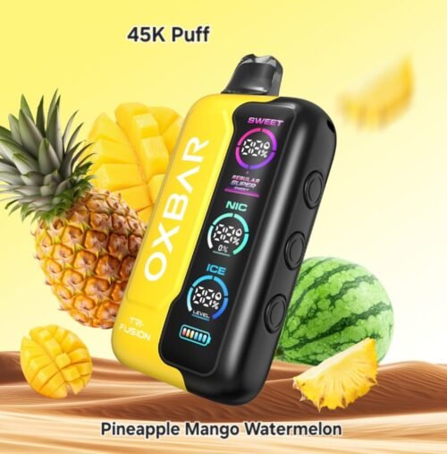 OXBAR Tri-Fusion 45000 Puffs pineapple mango watermelon OXBAR Tri-Fusion 45000 Puffs pineapple mango watermelon
