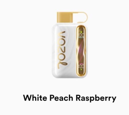 VOZOL STAR 40000 Puffs white peach raspberry