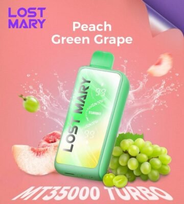 Lost Mary MT35000 Turbo peach green grape