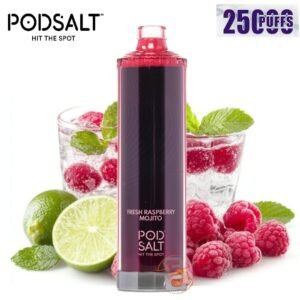POD SALT Onyx Cloud 25000 Puffs fresh raspberry mojito
