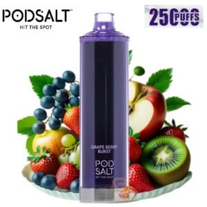 POD SALT Onyx Cloud 25000 Puffs grape berry burst