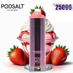 POD SALT Onyx Cloud 25000 Puffs strawberry cream