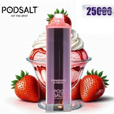 POD SALT Onyx Cloud 25000 Puffs strawberry cream