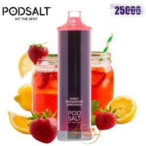POD SALT Onyx Cloud 25000 Puffs sweet strawberry lemonade