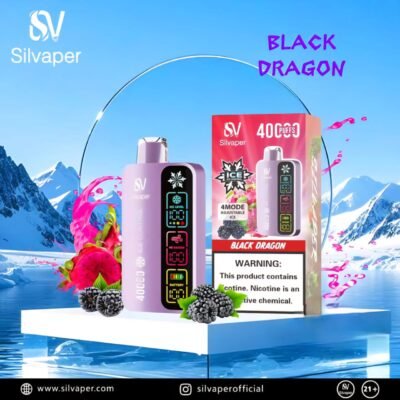SilVaper Ice Control 40000 Puffs black dragon