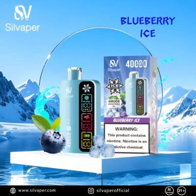 SilVaper Ice Control 40000 Puffs blueberry ice