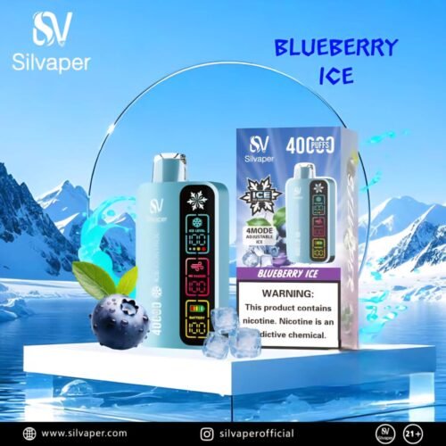 SilVaper Ice Control 40000 Puffs blueberry ice SilVaper Ice Control 40000 Puffs blueberry ice