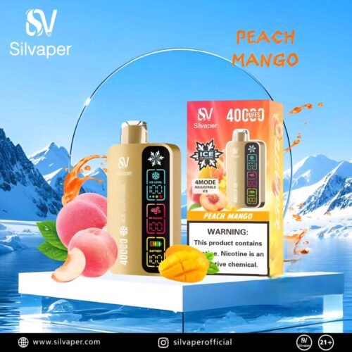 SilVaper Ice Control 40000 Puffs peach mango SilVaper Ice Control 40000 Puffs peach mango