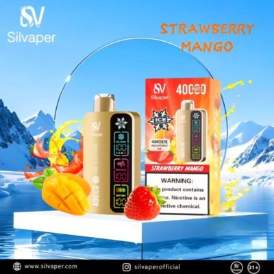 SilVaper Ice Control 40000 Puffs strawberry mango