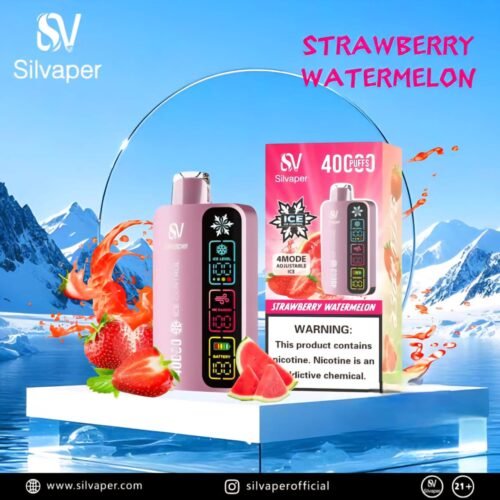 SilVaper Ice Control 40000 Puffs strawberry watermelon SilVaper Ice Control 40000 Puffs strawberry watermelon