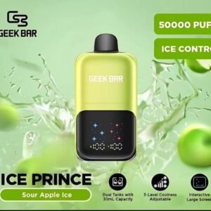 GEEK BAR ICE PRINCE 50000 sour apple ice