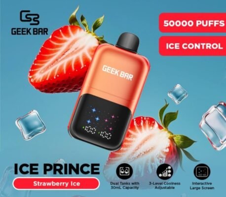 GEEK BAR ICE PRINCE 50000 strawberry ice