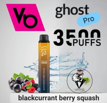 Ghost Pro 3500 puffs blackcurrant berry squash