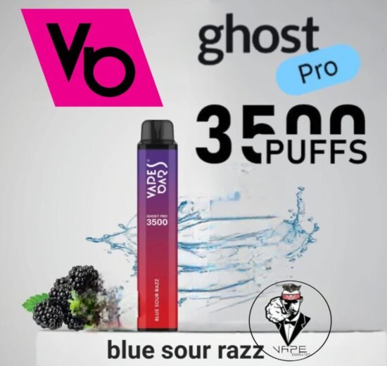 Ghost Pro 3500 puffs blue sour razz Ghost Pro 3500 puffs blue sour razz