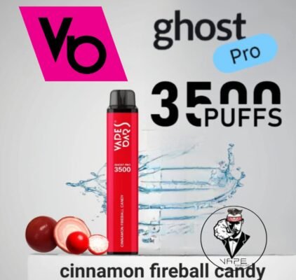 Ghost Pro 3500 puffs cinnamon fire bell candy