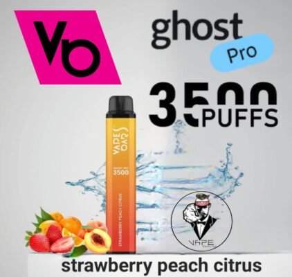 Ghost Pro 3500 puffs strawberry peach