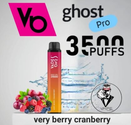 Ghost Pro 3500 puffs very berry cranberry