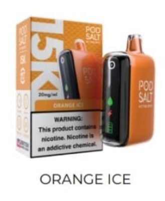Pod Salt 15000 Puffs orange ice