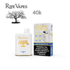 Ripe Vapes IVORY 40000 Puffs blue razz ice