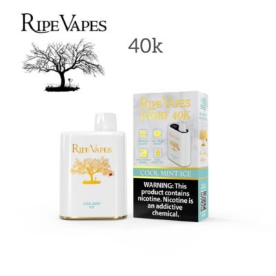 Ripe Vapes IVORY 40000 Puffs cool mint ice
